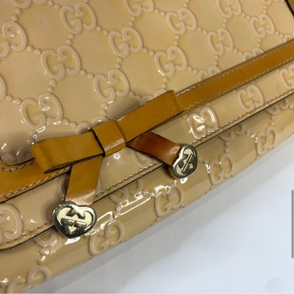 Gucci Patent Beige Shoulder Bag - Picture 12 of 16